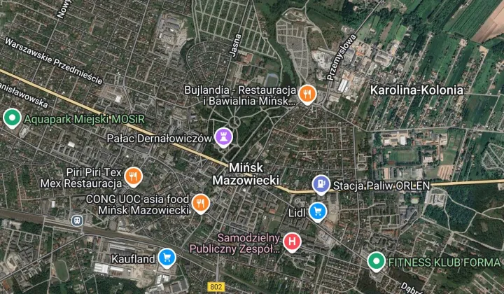 Działka budowlana Mińsk Mazowiecki Centrum, Ogrodowa