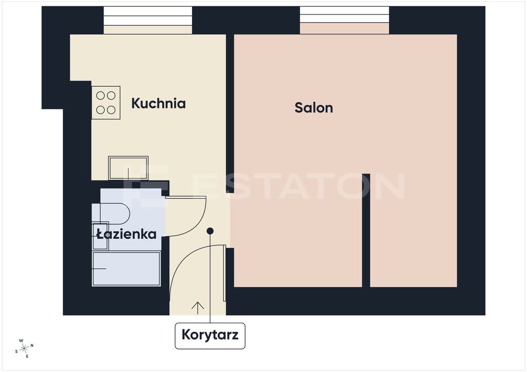 Mieszkanie 1-pokojowe Rzeszów Śródmieście, ul. Stefana Batorego. Zdjęcie 13