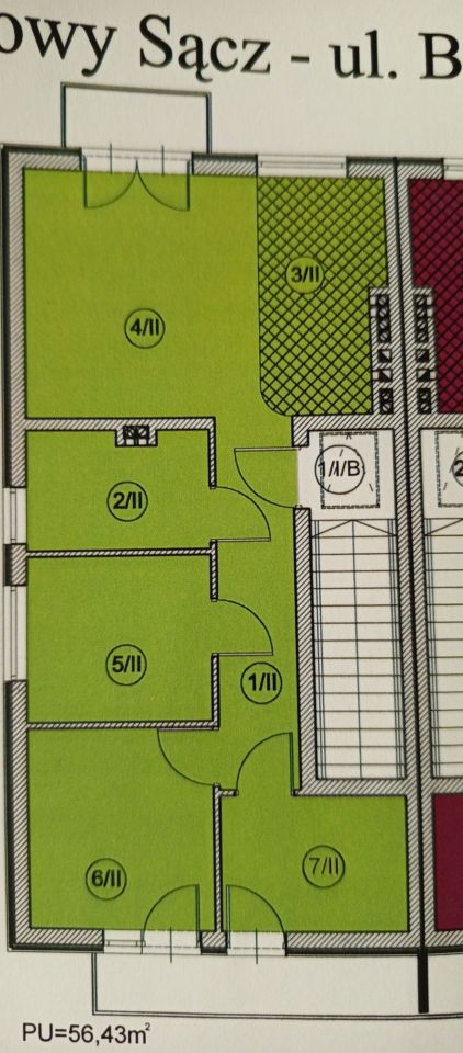 Mieszkanie 3-pokojowe Nowy Sącz. Zdjęcie 6