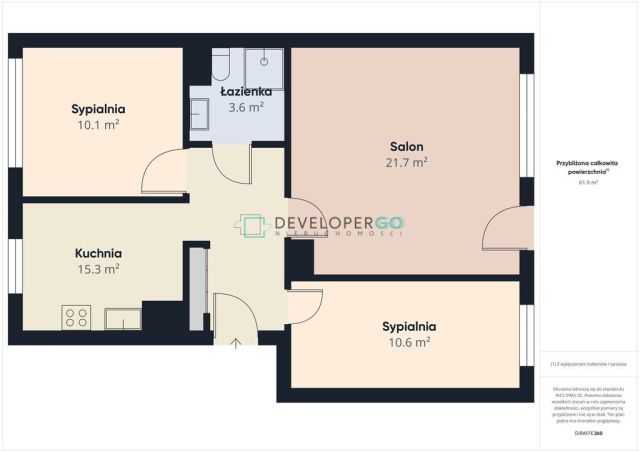 Mieszkanie 3-pokojowe Białystok Zielone Wzgórza, ul. Storczykowa. Zdjęcie 15