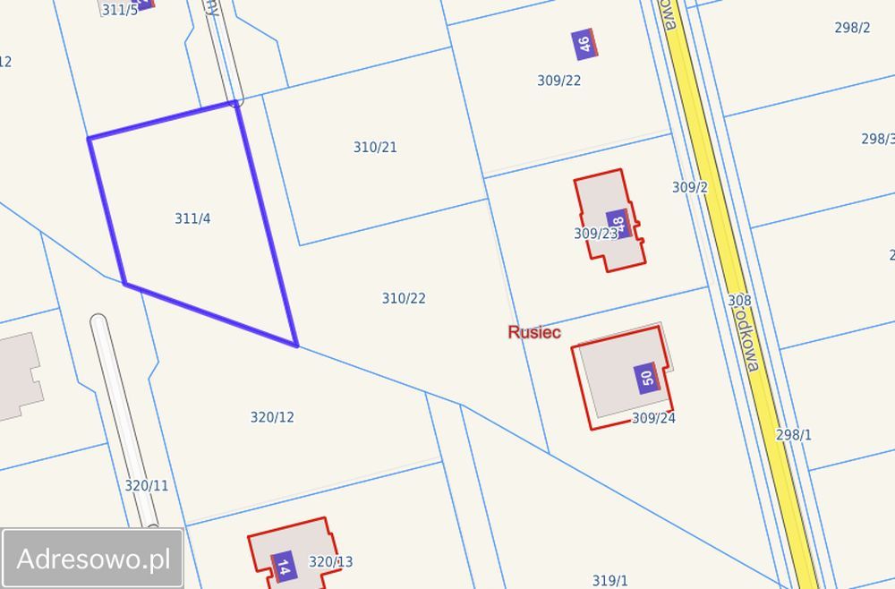 Działka budowlana Rusiec, ul. Koniczyny. Zdjęcie 2