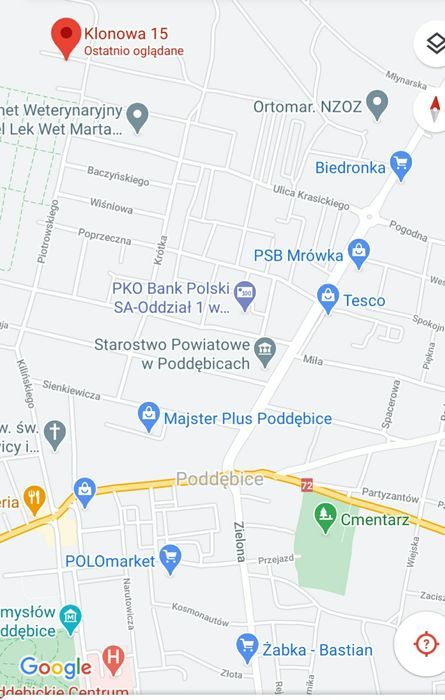Działka budowlana Poddębice, ul. Klonowa. Zdjęcie 2