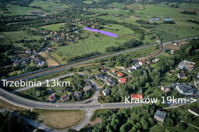 Działka budowlana Krzeszowice Żbik, ul. Władysława Reymonta. Zdjęcie 3