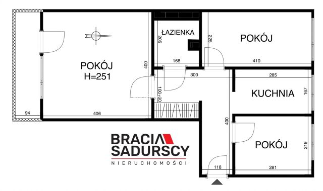 Mieszkanie 3-pokojowe Kraków Dębniki, ul. Słomiana. Zdjęcie 20