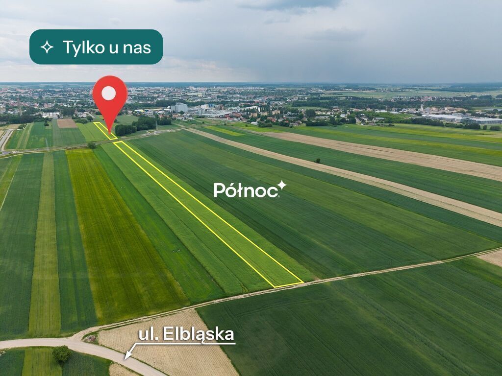 Działka inwestycyjna Łomża, ul. mjr. Stanisława Cieślewskiego. Zdjęcie 1