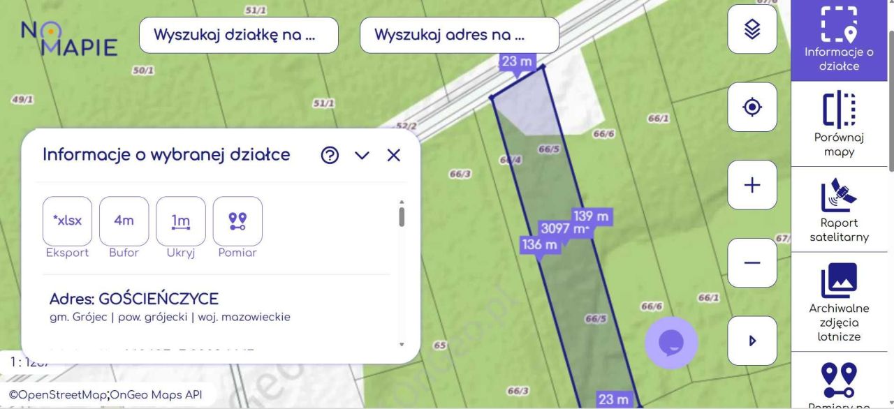 Działka budowlana Gościeńczyce. Zdjęcie 3