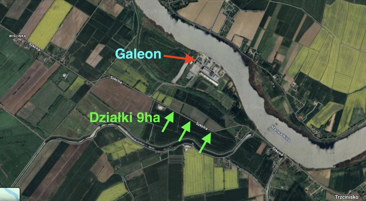 Działka inwestycyjna Wiślinka. Zdjęcie 5