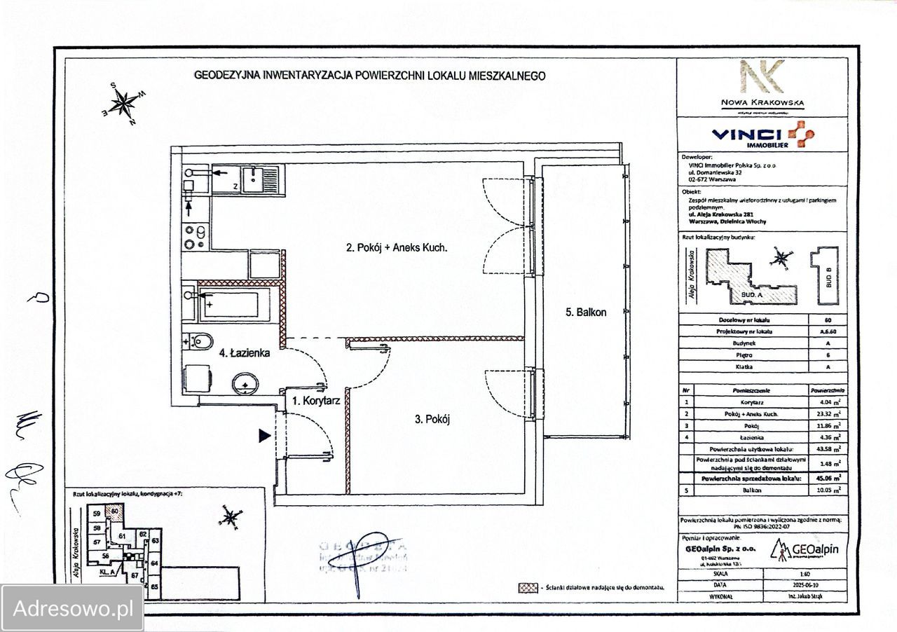 Mieszkanie 2-pokojowe Warszawa Włochy, al. Krakowska. Zdjęcie 9