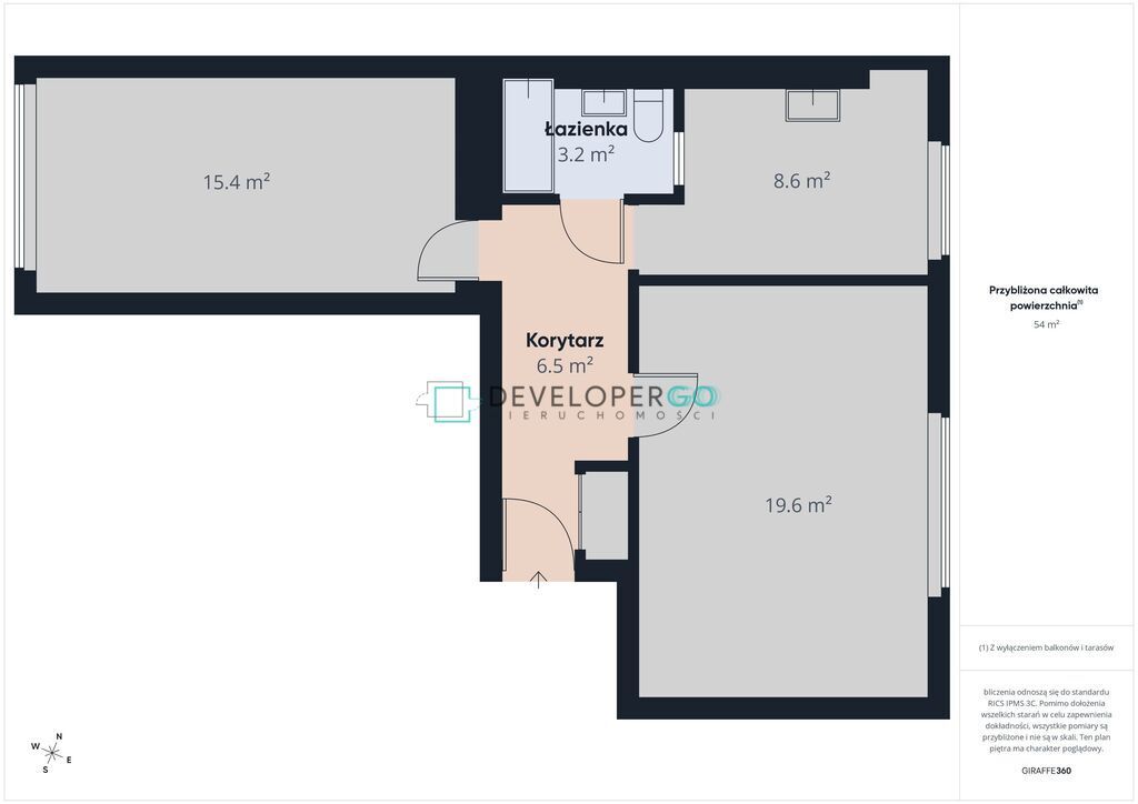 Mieszkanie 3-pokojowe Białystok, ul. Nowogródzka. Zdjęcie 9