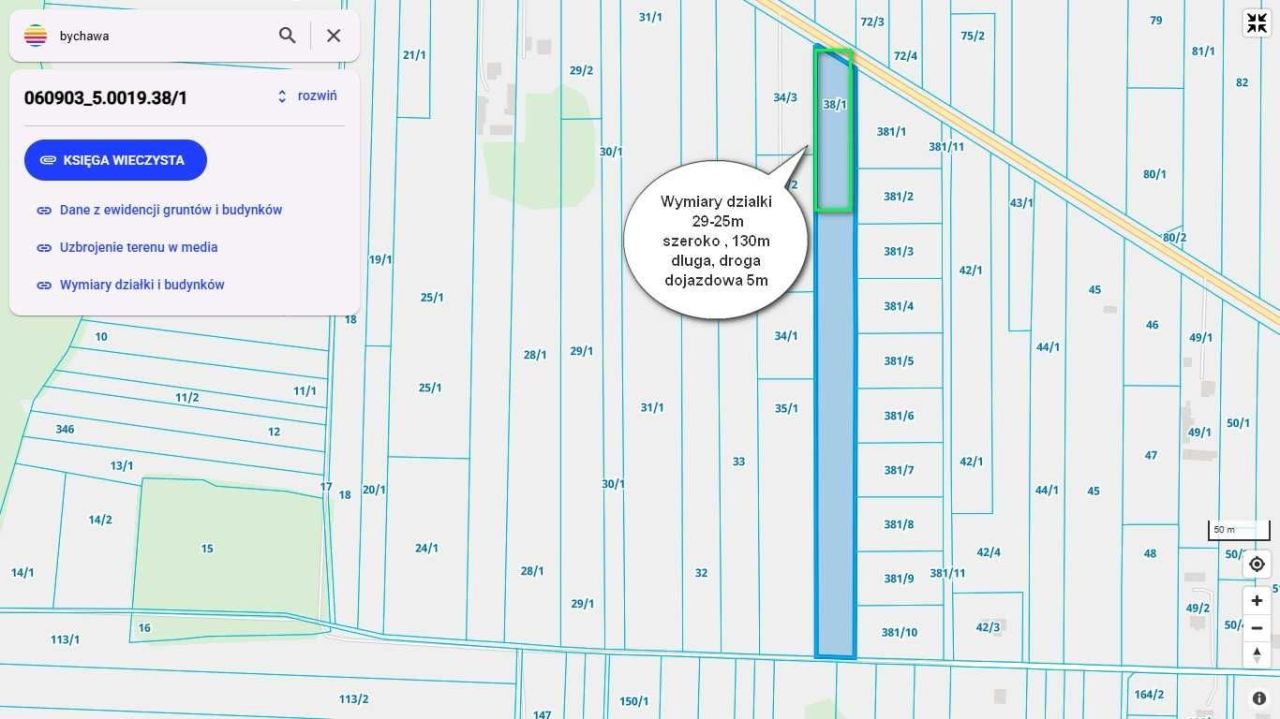 Działka budowlana Podzamcze