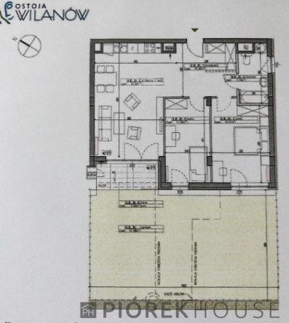 Mieszkanie 3-pokojowe Warszawa Wilanów, ul. Księdza Prymasa Augusta Hlonda. Zdjęcie 12