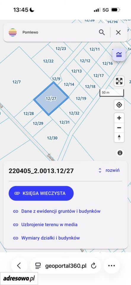 Działka budowlana Pomlewo. Zdjęcie 4
