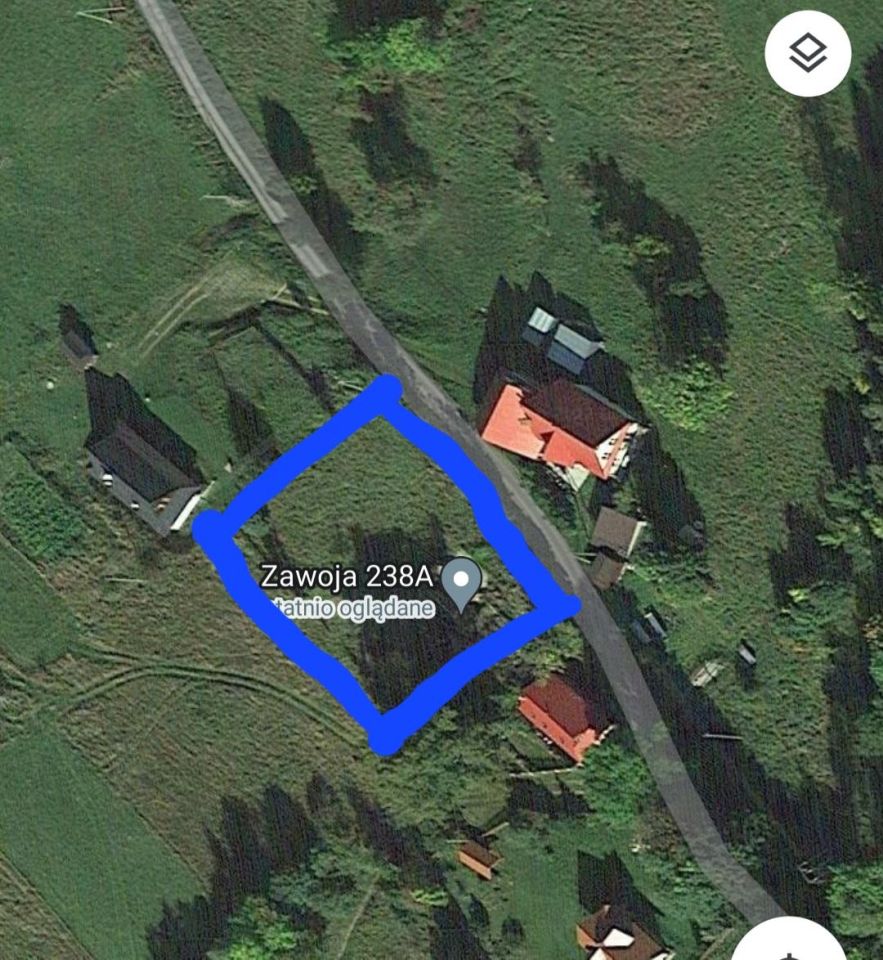 Działka budowlana Zawoja Podryżowana. Zdjęcie 2