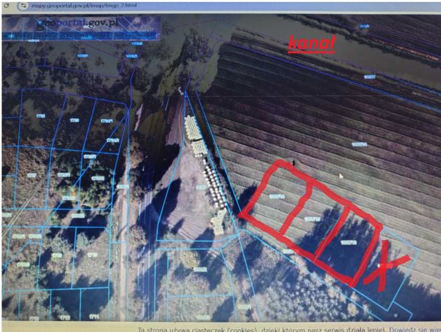 Działka budowlana Obra. Zdjęcie 1