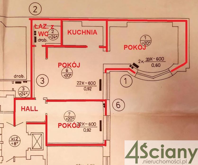 Mieszkanie 3-pokojowe Warszawa Śródmieście, ul. Jaworzyńska. Zdjęcie 3