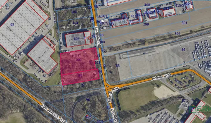 Działka Gliwice, ul. Starogliwicka