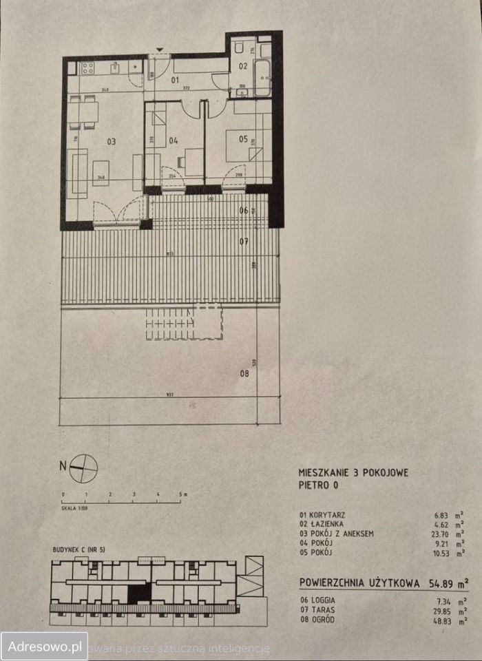 Mieszkanie 3-pokojowe Zielonka, ul. Wojska Polskiego. Zdjęcie 14
