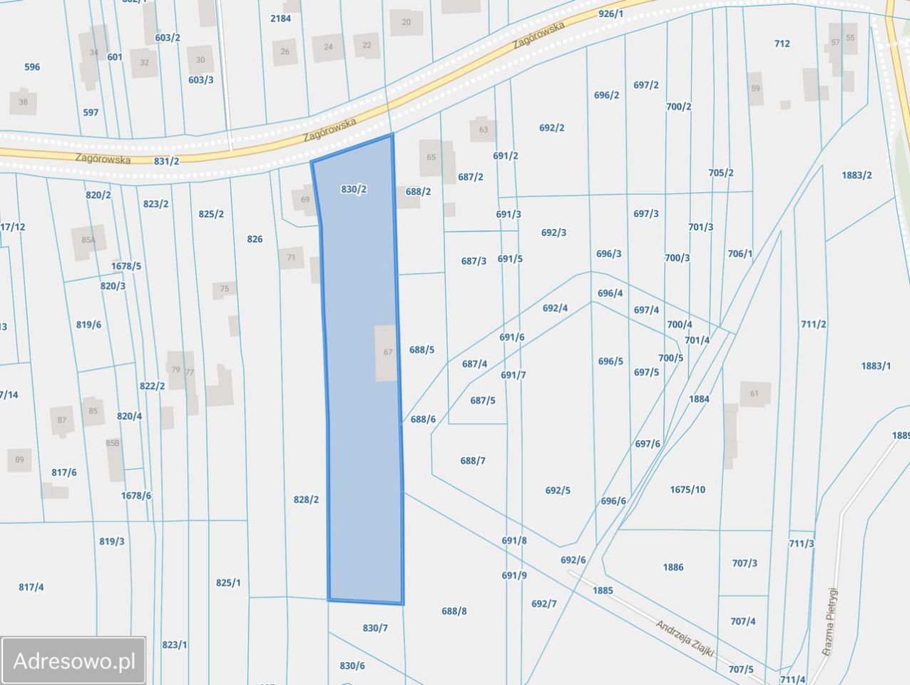 Działka inwestycyjna Konin, ul. Zagórowska. Zdjęcie 2