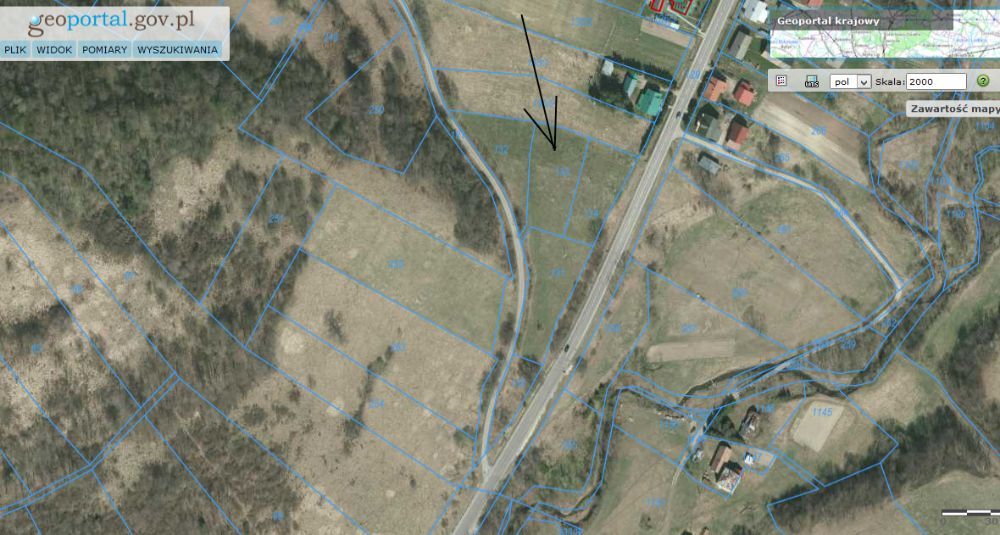 Działka budowlana Rozpucie