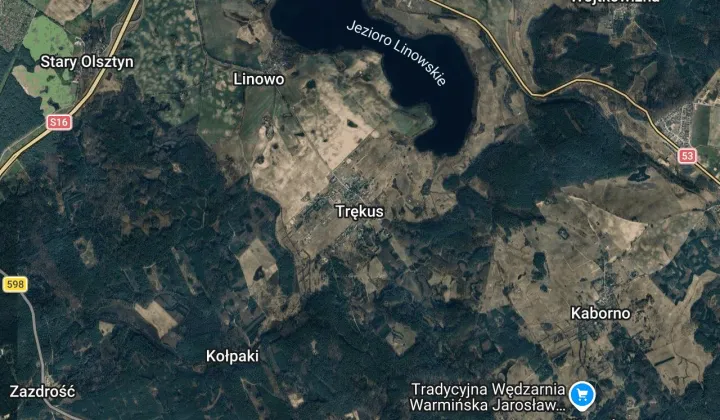 Działka budowlana Trękus