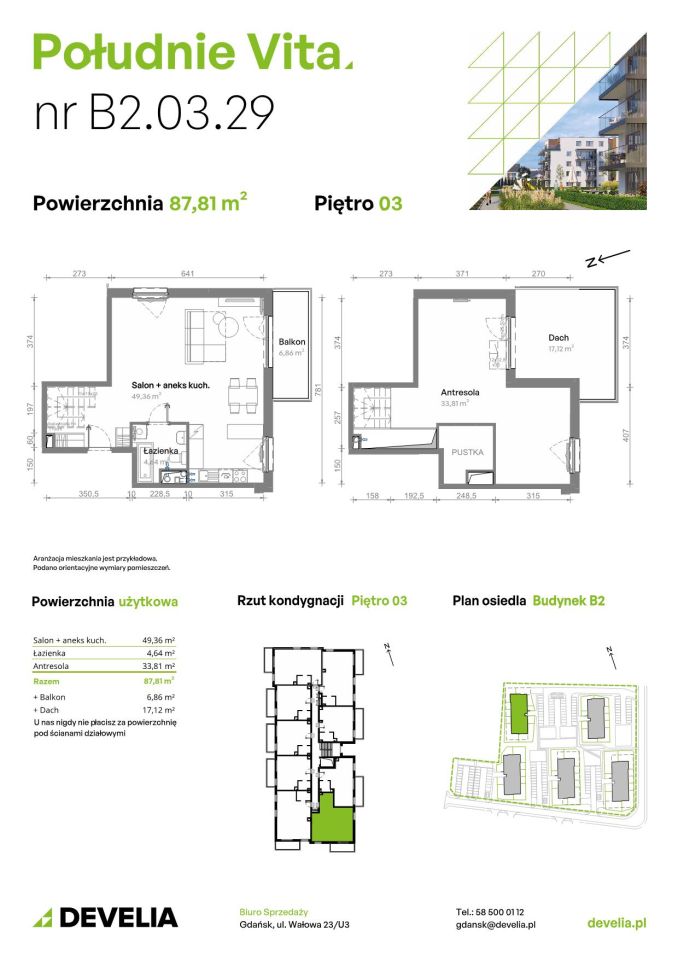 Mieszkanie 4-pokojowe Gdańsk Orunia Górna, ul. Kazimierza Wielkiego. Zdjęcie 7