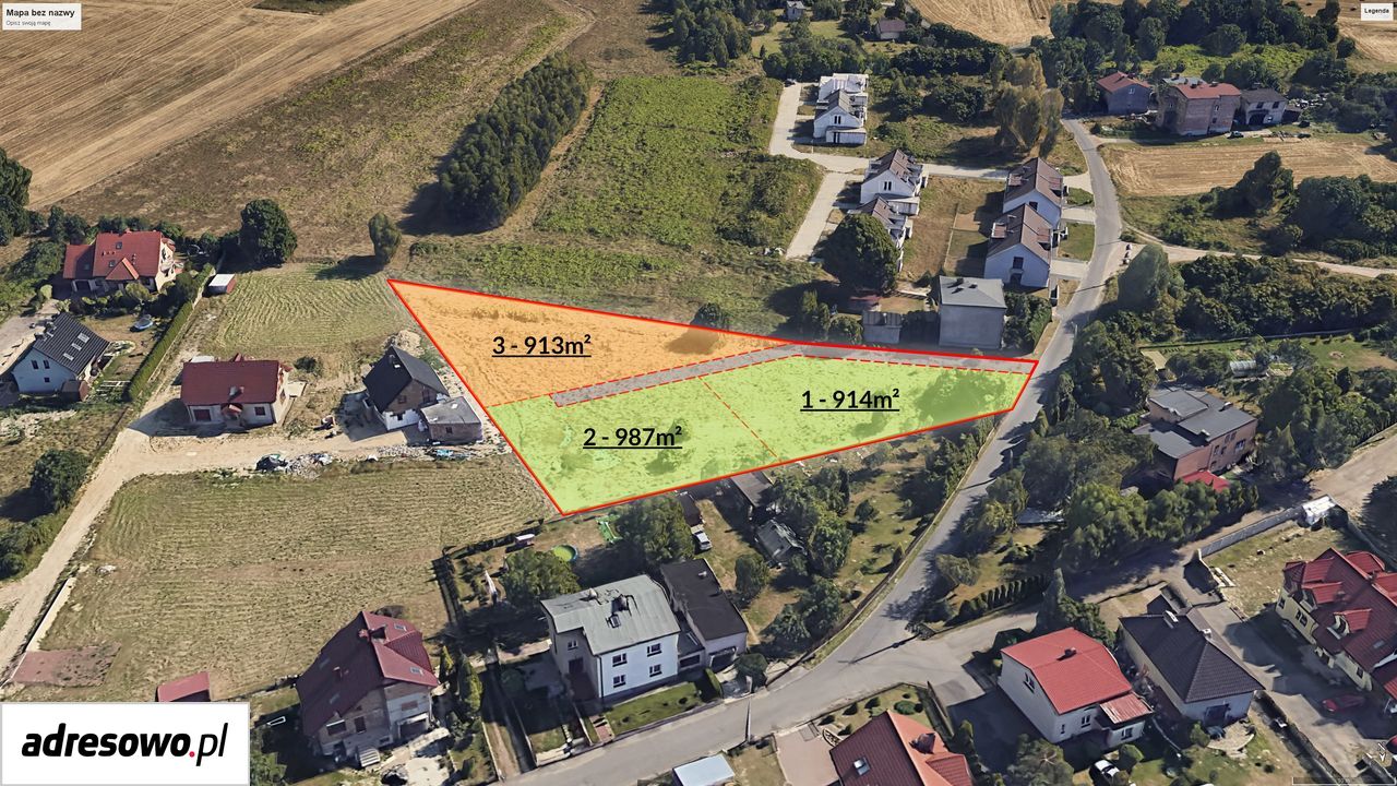 Działka budowlana Katowice Podlesie, ul. Rafała Pomorskiego. Zdjęcie 1