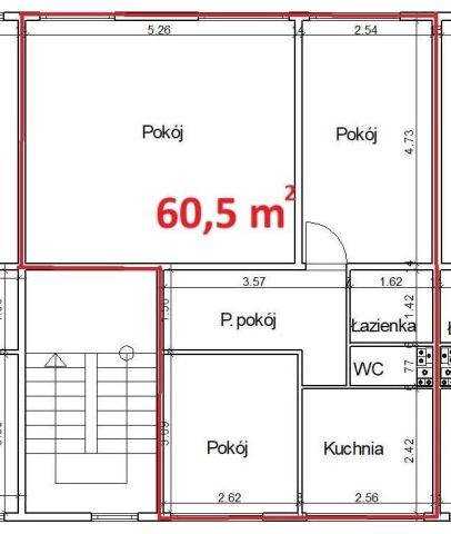 Mieszkanie 3-pokojowe Giżycko, ul. Daszyńskiego. Zdjęcie 1