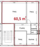 Mieszkanie 3-pokojowe Giżycko, ul. Daszyńskiego