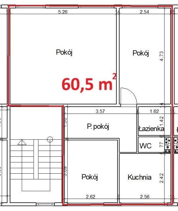 Mieszkanie 3-pokojowe Giżycko, ul. Daszyńskiego. Zdjęcie 1