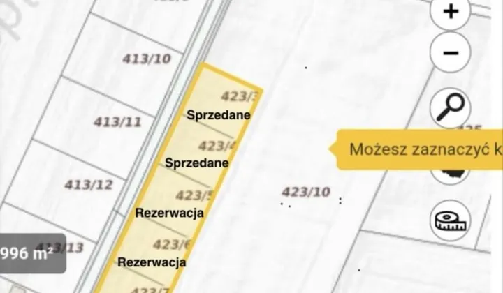 Działka budowlana Tymowa