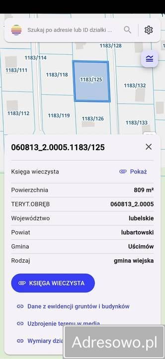 Działka rekreacyjna Krasne. Zdjęcie 4