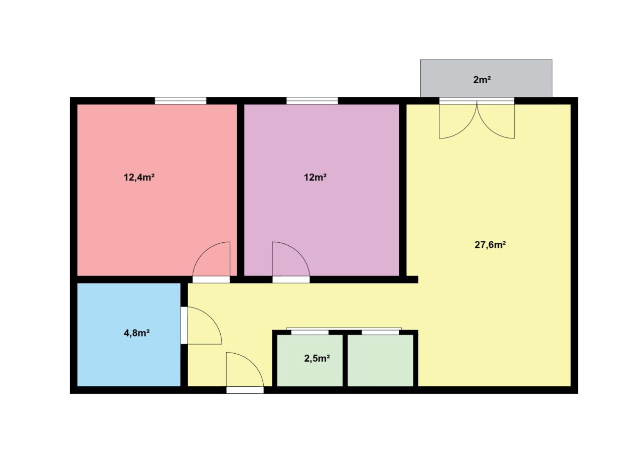 Mieszkanie 3-pokojowe Kraków Prądnik Biały, ul. Kuźnicy Kołłątajowskiej. Zdjęcie 15