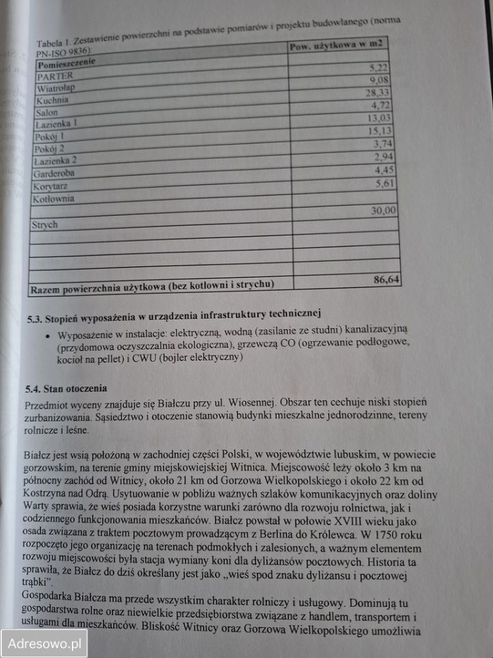 dom wolnostojący, 2 pokoje Białcz. Zdjęcie 17