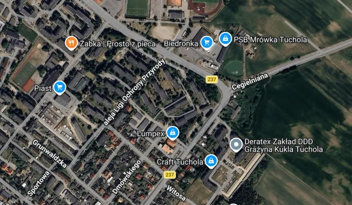 Mieszkanie 3-pokojowe Tuchola, Aleja LOP