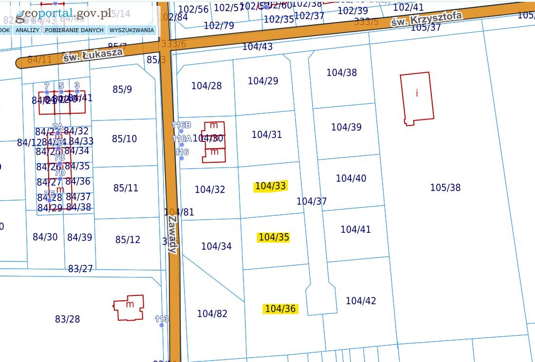 Działka budowlana Białystok Zawady, ul. św. Krzysztofa. Zdjęcie 2