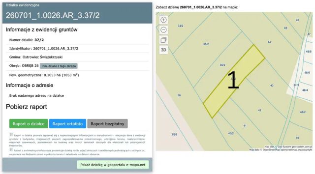 Działka budowlana Ostrowiec Świętokrzyski Kąty Denkowskie, ul. Kąty Denkowskie. Zdjęcie 1