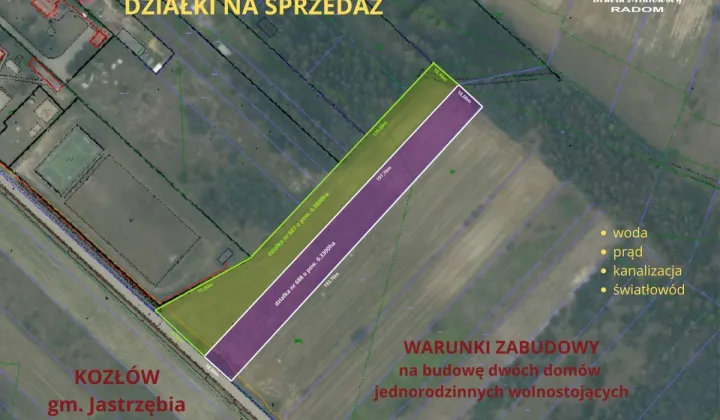 Działka budowlana Kozłów