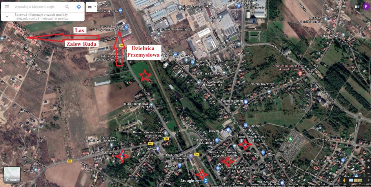 Działka budowlana Mława Mława-Wólka, ul. Gdyńska. Zdjęcie 1