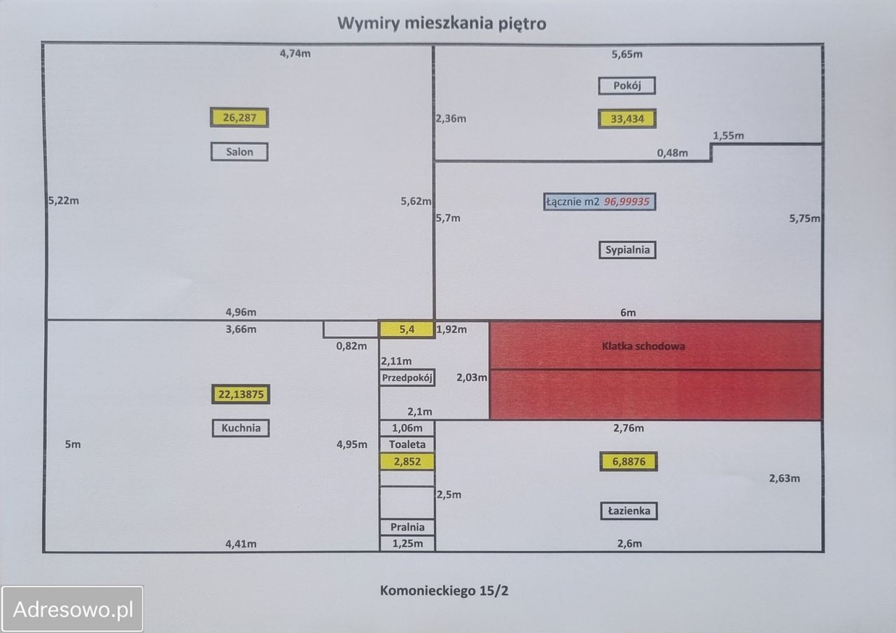 Mieszkanie 3-pokojowe Żywiec, ul. Komonieckiego. Zdjęcie 19