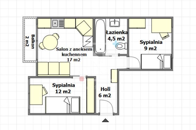 Mieszkanie 3-pokojowe Warszawa Ochota, ul. Włodarzewska. Zdjęcie 6