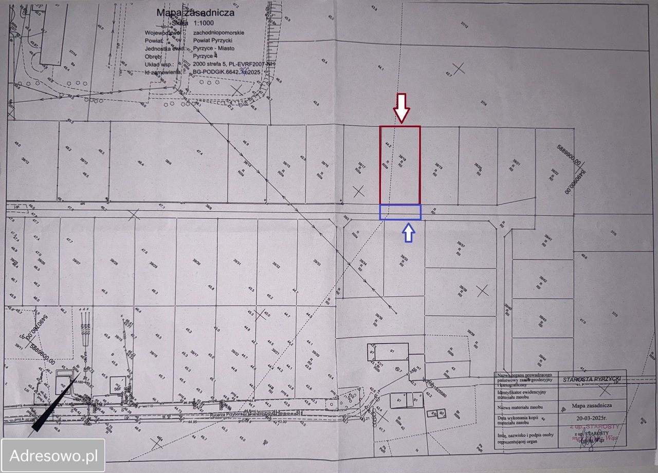 Działka budowlana Pyrzyce, ul. Rycerza Przybora. Zdjęcie 6