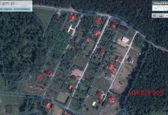 Działka budowlana Pobyłkowo Małe. Zdjęcie 1