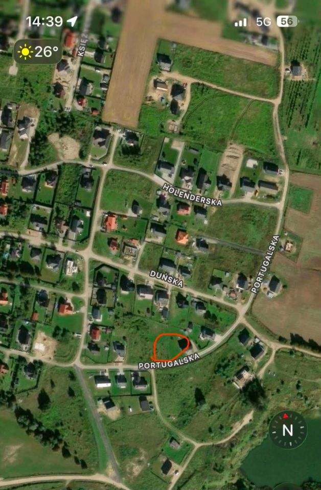 Działka budowlana Nowa Wieś Malborska, ul. Portugalska. Zdjęcie 1