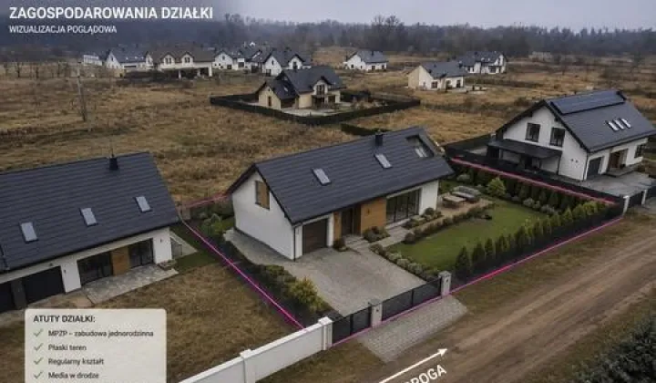 Działka budowlana Gdynia Oksywie, ul. bł. ks. kmdr. ppor. Władysława Miegonia