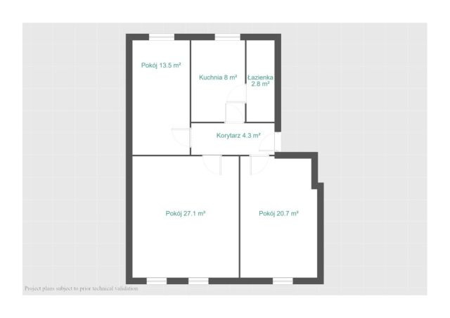 Mieszkanie 3-pokojowe Poznań Jeżyce, ul. Jana Henryka Dąbrowskiego. Zdjęcie 21