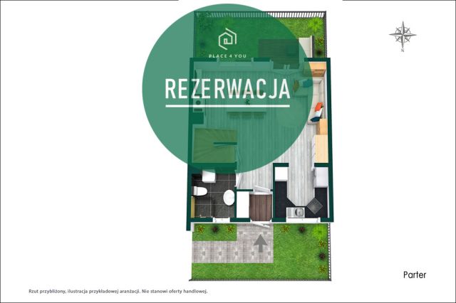 dom szeregowy, 5 pokoi Ząbki, ul. Akacjowa. Zdjęcie 49