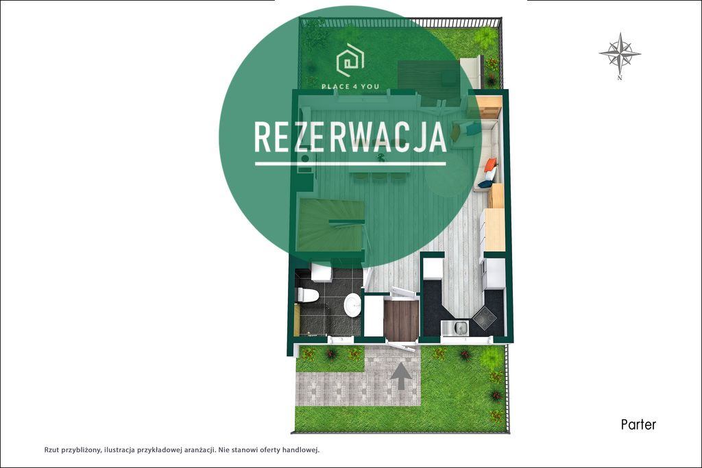 dom szeregowy, 5 pokoi Ząbki, ul. Akacjowa. Zdjęcie 49