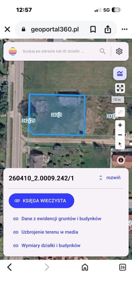 Działka budowlana Tumlin-Wykień, ul. Urocza. Zdjęcie 2