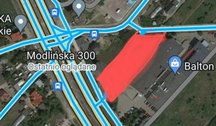 Działka inwestycyjna Warszawa Białołęka, ul. Modlińska