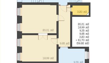 Mieszkanie 2-pokojowe Szczecin Centrum, al. Piastów